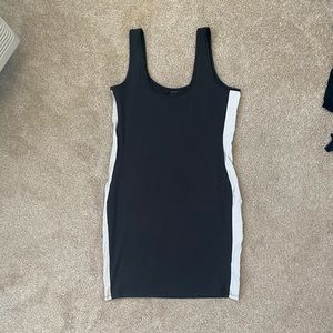 Short tight and stretchy dress